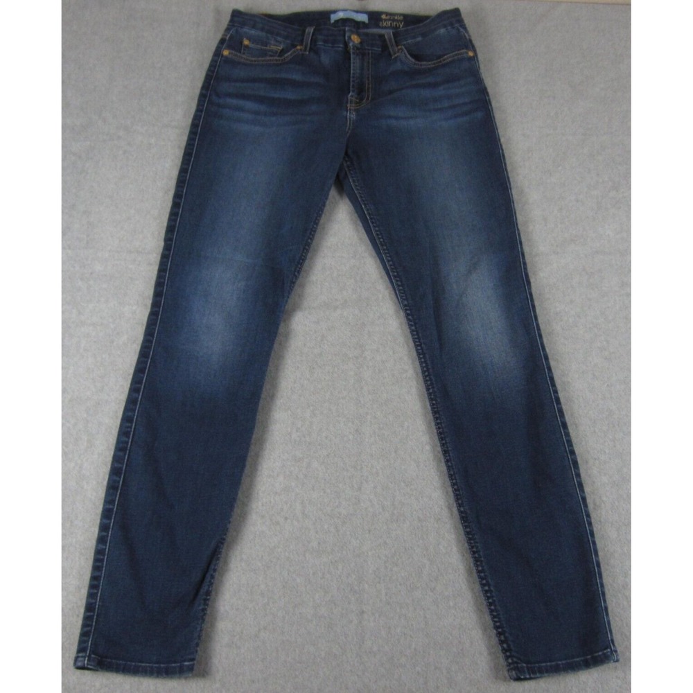 7 For All Mankind Blair Jeans Womens 28 Blue The Ankle‎ Skinny Stretch Denim